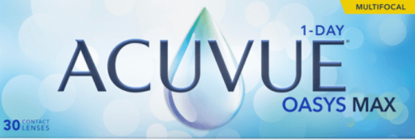 ACUVUE OASYS MAX 1-Day MULTIFOCAL contact lens box