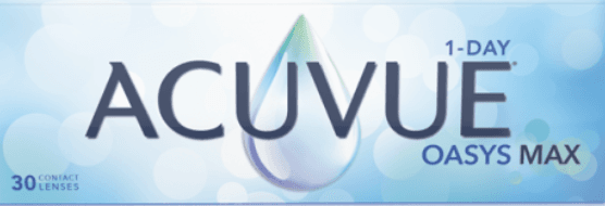 ACUVUE OASYS MAX 1-Day contact lens box