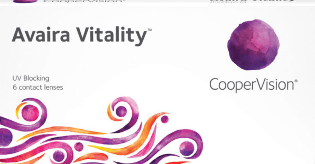 Avaira Vitality contact lens box
