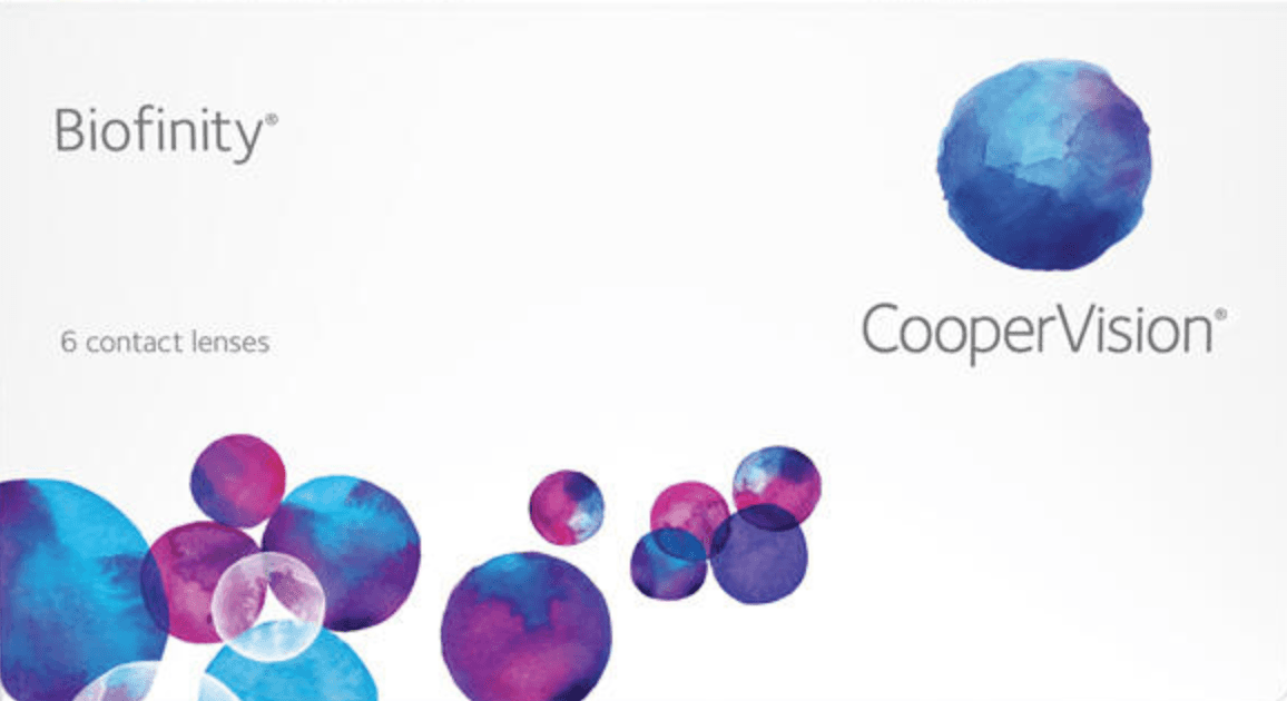 Biofinity contact lens box