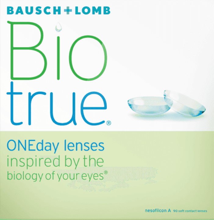 Biotrue ONEday contact lens box