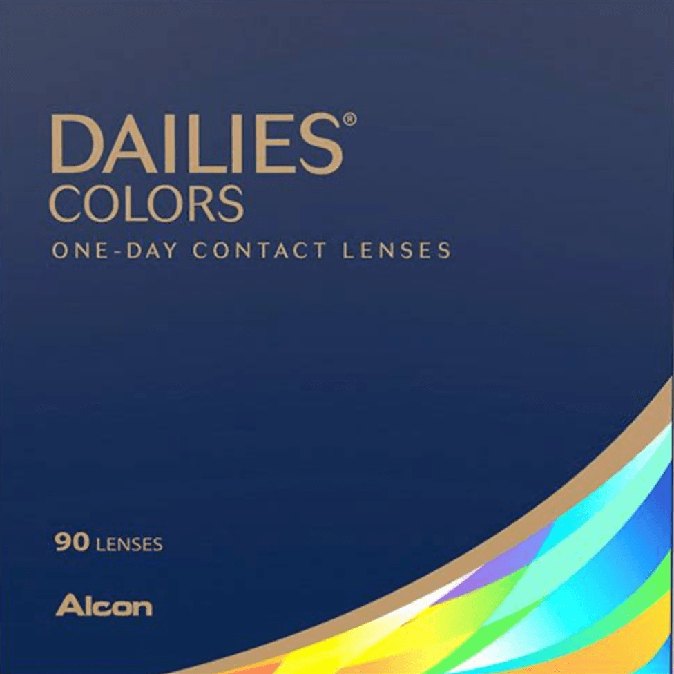 DAILIES COLORS contact lens box