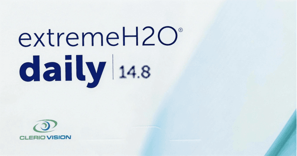 Extreme H2O Daily contact lens box