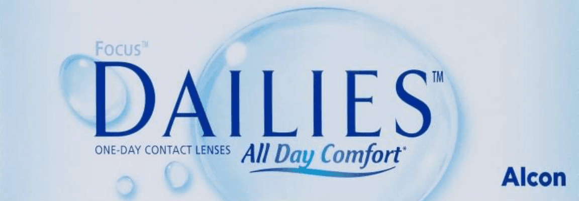 Focus DAILIES contact lens box