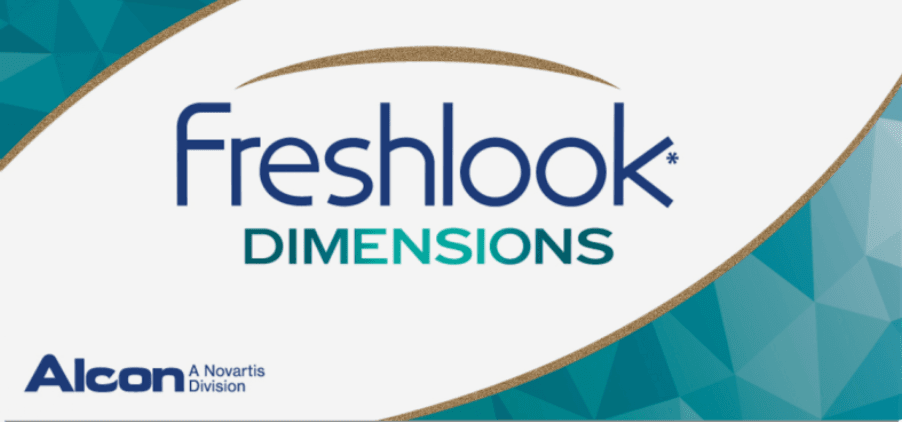 Freshlook DIMENSIONS contact lens box