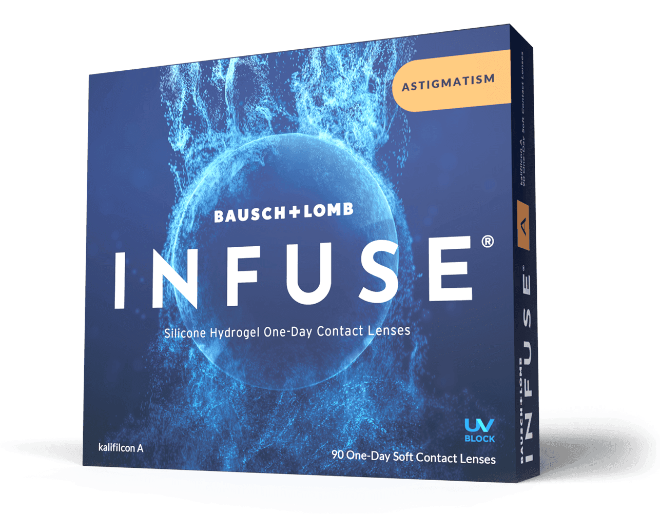 Infuse One-Day for Astigmatism contact lens box
