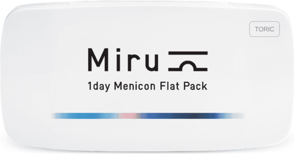 Miru 1day Menicon Flat Pack Toric contact lens box