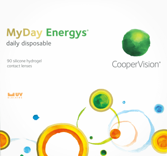 MyDay Energys contact lens box