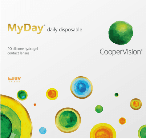 MyDay contact lens box