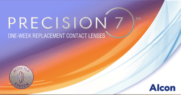 PRECISION7 contact lens box