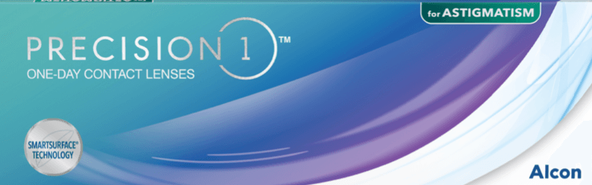 PRECISION1 for Astigmatism contact lens box
