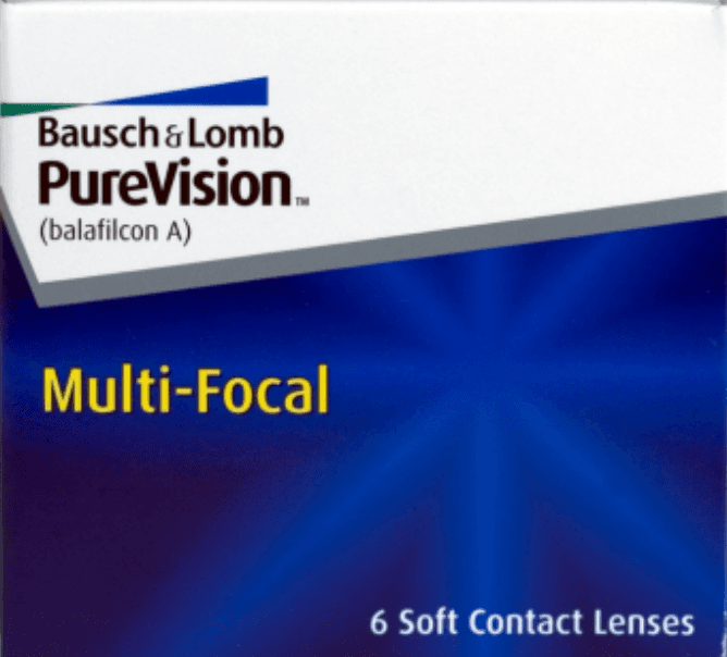 PureVision Multi-Focal contact lens box