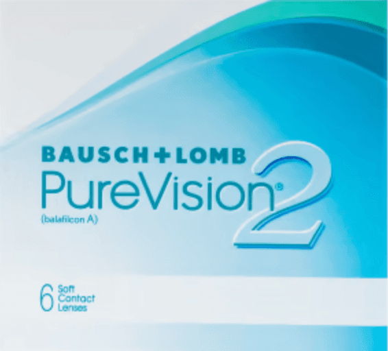 PureVision 2 contact lens box
