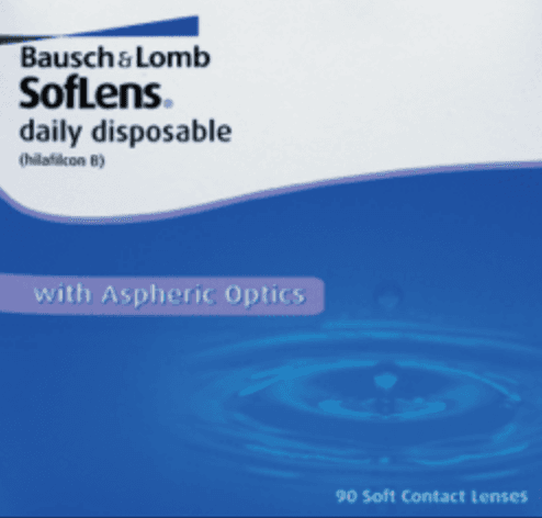 SofLens daily disposable contact lens box