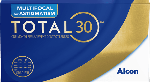 TOTAL30 Multifocal for Astigmatism contact lens box