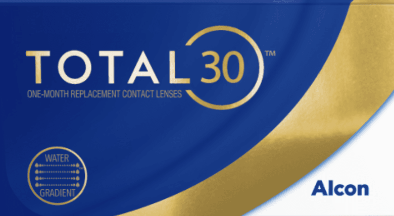 TOTAL30 contact lens box