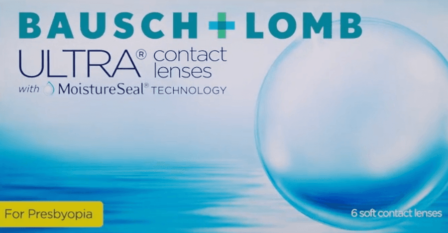 ULTRA for Presbyopia contact lens box