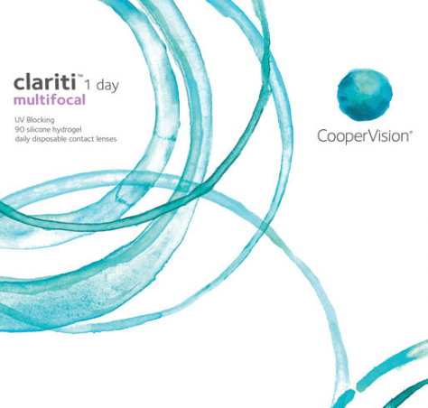 clariti 1 day multifocal 3 Add contact lens box