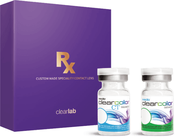 Clearcolor Custom contact lens box