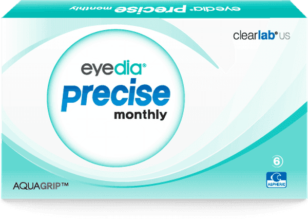 eyedia precise monthly contact lens box