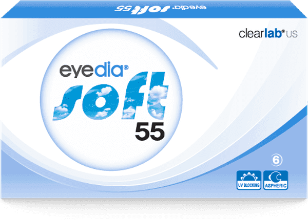 eyedia soft 55 contact lens box