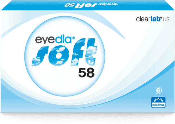 eyedia soft 58 contact lens box