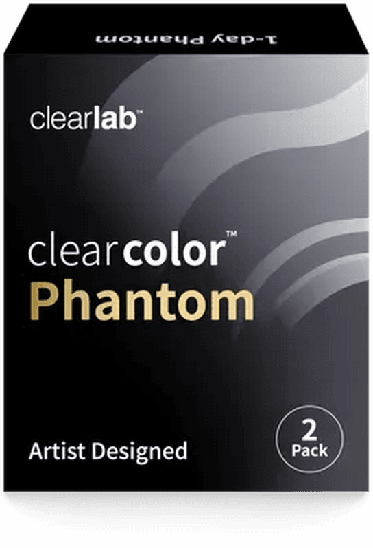 Phantom contact lens box