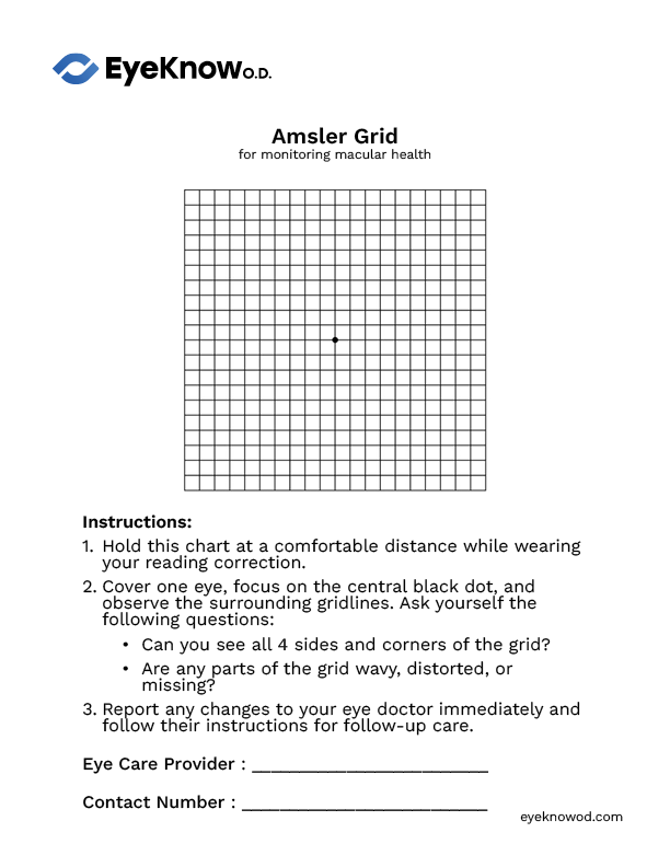 Amsler Grid preview